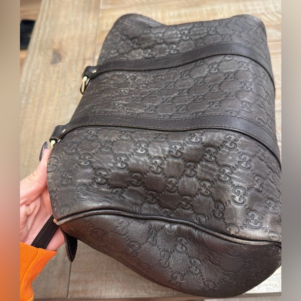 Gucci Boston Brown Bag - Picture 9 of 12